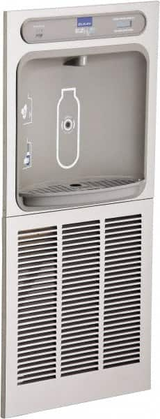 ELKAY - 8 GPH Cooling Capacity Barrier Free Wall Mounted Water Cooler & Fountain - In-Wall, 20 to 105 psi, 0.20 hp, Stainless Steel - Makers Industrial Supply