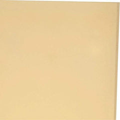 Made in USA - 1/8" Thick x 24" Wide x 1' Long, Polyurethane Sheet - Natural, 95A Hardness, ±0.010 Tolerance - Makers Industrial Supply