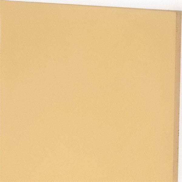 Made in USA - 3/16" Thick x 12" Wide x 1' Long, Polyurethane Sheet - Natural, 95A Hardness, ±0.010 Tolerance - Makers Industrial Supply