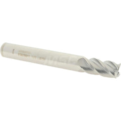 Accupro - 1/2" Diam 4 Flute Solid Carbide 0.015" Corner Radius End Mill - Makers Industrial Supply