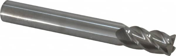 Accupro - 1/2" Diam 4 Flute Solid Carbide 0.045" Corner Radius End Mill - Makers Industrial Supply