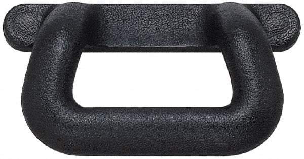 Sugatsune - Polyurethane Around Steel Core Chest Handle - 175mm Wide x 2-39/64" High, Black Coated, 2 Holes - Makers Industrial Supply