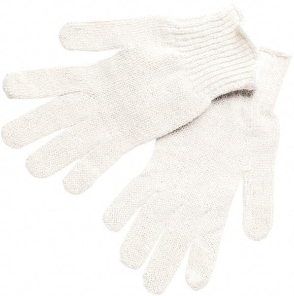 MCR Safety - Size M General Protection Work Gloves - For General Purpose, Knit Wrist Cuff, White, Paired - Makers Industrial Supply