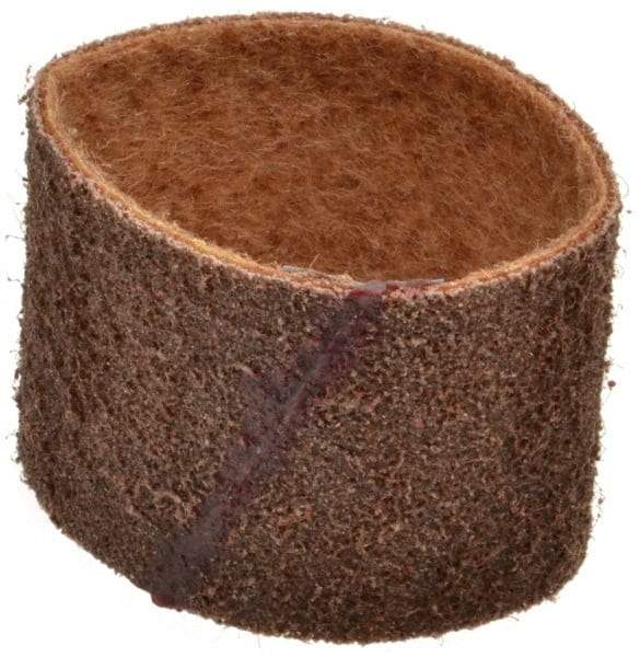 Brite Star - 3" Wide x 10-11/16" OAL, 80 Grit, Aluminum Oxide Abrasive Belt - Aluminum Oxide, Coarse, Nonwoven, Series SC-BS - Makers Industrial Supply