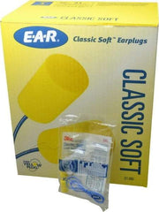 3M - Disposable, Corded, 31 dB, Barrel Earplugs - Yellow, 200 Pairs - Makers Industrial Supply