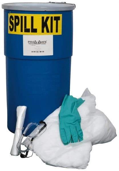 PRO-SAFE - Oil Only Spill Kit - 14 Gal Polypropylene Pail - Makers Industrial Supply