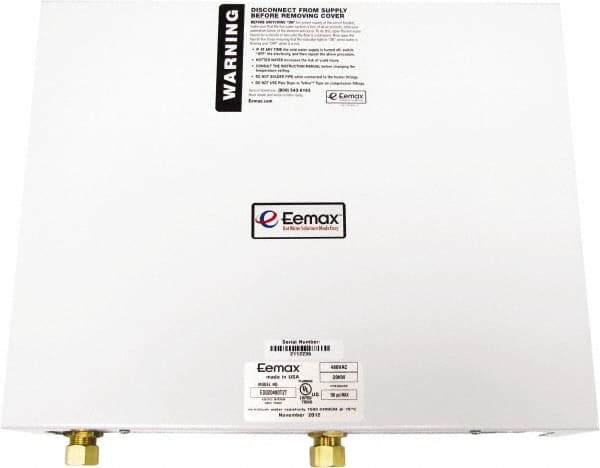 Eemax - 480VAC Electric Water Heater - 32 KW, 38.5 Amp, 6 Wire Gauge - Makers Industrial Supply