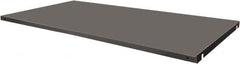 Durham - Gray, Steel, Cabinet Shelf - 45-15/16" Wide x 20-27/32" Deep x 3" High Body - Makers Industrial Supply