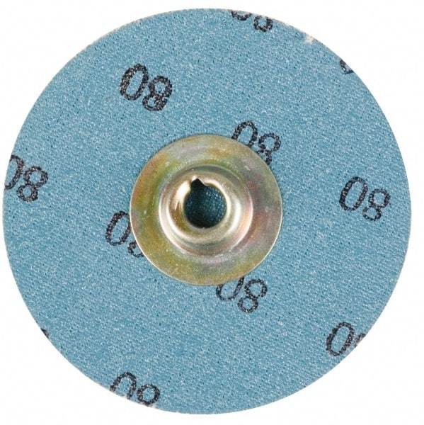 Standard Abrasives - 3" Disc Diam, 150 Grit, Aluminum Oxide Quick Change Disc - Type S Attaching System, Coated, Brown, Very Fine Grade, 20,000 RPM - Makers Industrial Supply