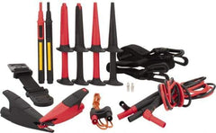 Fluke - 8 Piece, Test Lead Set - 600 Volt Max - Makers Industrial Supply