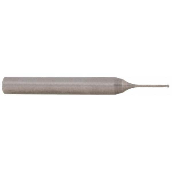 Accupro - 1mm Diam 2 Flute Solid Carbide 0.1mm Corner Radius End Mill - Makers Industrial Supply