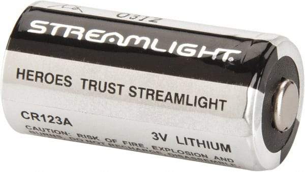 Streamlight - Size CR123A, Lithium, 400 Pack, Standard Battery - 3 Volts - Makers Industrial Supply