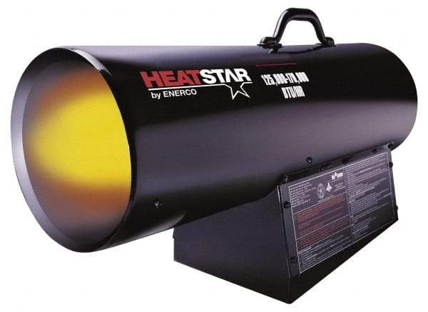 Heatstar - 150,000 BTU Rating, Natural Gas Forced Air Heater - 3,500 Sq Ft Max Heating Area, 100 Lb Capacity, Fuel with Natural Gas - Makers Industrial Supply