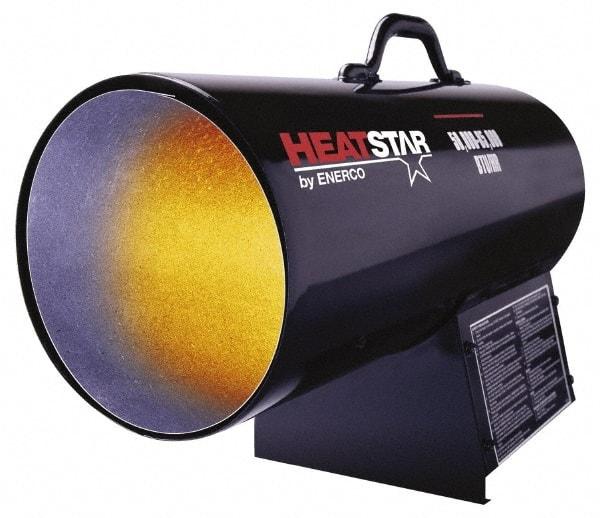 Heatstar - 35,000 BTU Rating, Propane Forced Air Heater - 800 Sq Ft Max Heating Area, 20 Lb Capacity, Fuel with Propane - Makers Industrial Supply