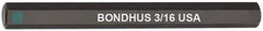 Bondhus - 3/16" Hex Drive Bit - 2" OAL - Makers Industrial Supply