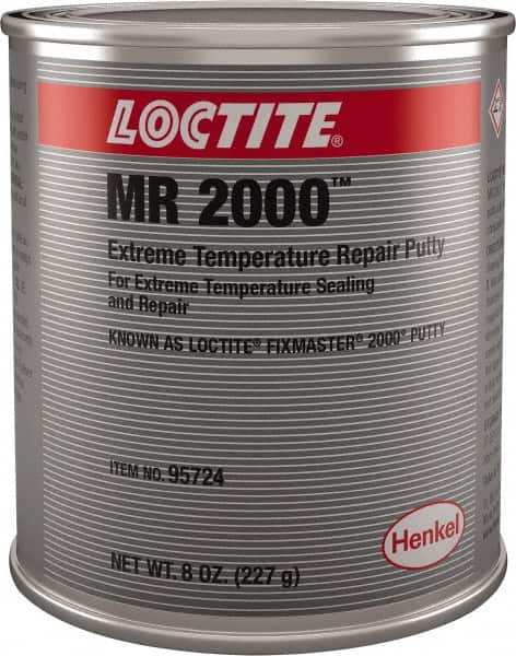 Loctite - 8 oz Cartridge Gray Epoxy Resin Putty - Series 2000 - Makers Industrial Supply