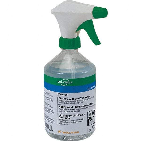 WALTER Surface Technologies - 16.9 oz Plastic Bottle & Trigger Sprayer - Clear - Makers Industrial Supply