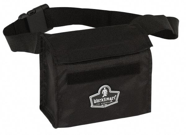 Ergodyne - Half Face Mask Respirator Fanny Pack - 420D Nylon, 7" Wide, 135 Cu In Capacity - Makers Industrial Supply