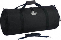 Ergodyne - 2 Pocket, 2,600 Cubic Inch, 600D Polyester Empty Duffel Bag - 23 Inch Wide x 11 Inch Deep x 12 Inch High, Black, Model No. 5020P - Makers Industrial Supply