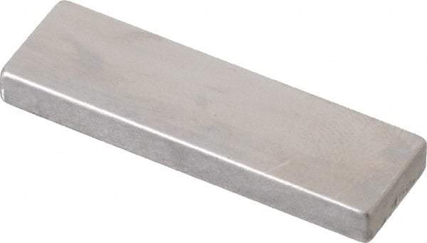 Mitutoyo - 0.125" Rectangular Steel Gage Block - Accuracy Grade AS-1, Includes Certificate of Inspection - Makers Industrial Supply