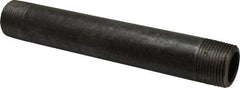 Value Collection - Schedule 80, 1" Diam x 8" Long Black Pipe Nipple - Threaded - Makers Industrial Supply