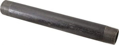 Value Collection - Schedule 80, 1" Diam x 10" Long Black Pipe Nipple - Threaded - Makers Industrial Supply