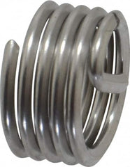 Recoil - M10x1.50 Metric Coarse, 10mm OAL, Free Running Helical Insert - 4-7/8 Free Coils, Tanged, Stainless Steel, Bright Finish, 1D Insert Length - Makers Industrial Supply