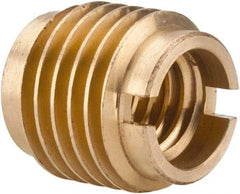 E-Z LOK - 3/8-16, Brass Knife Insert - 1/2" Drill, 1/2" Hole Diam, 5/8" Long, 3/4" Min Grip - Makers Industrial Supply