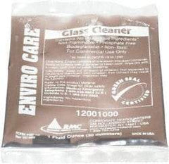 Rochester Midland Corporation - 1 oz Pouch Fresh Glass Cleaner - Concentrated, Use on Ceramic Tile, Formica, Glass Surfaces, Mirrors, Plastic Surfaces, Stainless Steel - Makers Industrial Supply