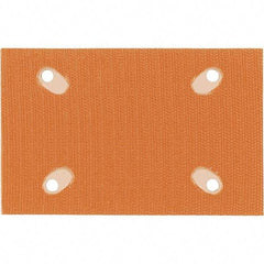 Dynabrade - 5 x 3-1/4" Rectangular Hook Face Backing Pad - Dynabug II Compatible, Screw Attachment, Nonvacuum Pad, 3/8" Thick, Medium Density, Short Nap - Makers Industrial Supply