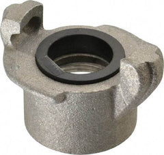 EVER-TITE Coupling Products - 1-1/4" NPT Sandblaster Adapter - Aluminum, Rated to 100 PSI - Makers Industrial Supply