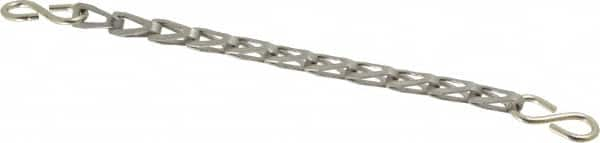 EVER-TITE Coupling Products - Stainless Steel Sash Chain w/S-Hooks - 55 Lb Load Limit, 7 Links per Foot, #6 - Makers Industrial Supply