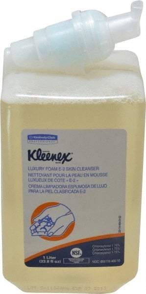 Kleenex - 1 L Dispenser Refill Foam Hand Cleaner - Clear, Medicinal Scent - Makers Industrial Supply