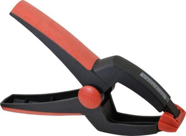 Bessey - 3" Jaw Opening Capacity, 2-3/4" Throat Depth, Spring Clamp - Plastic Body, Plastic Handle, Plastic Tip, 9" OAL - Makers Industrial Supply