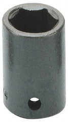 Armstrong - 1/2" Drive 18mm Standard Impact Socket - 6 Points, 1-17/32" OAL - Makers Industrial Supply