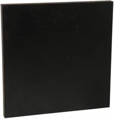 Made in USA - 3/8" Thick x 2' Wide x 4' Long, Recycled UHMW Sheet - Black, Shore D-67 Hardness, ±0.020 Tolerance - Makers Industrial Supply