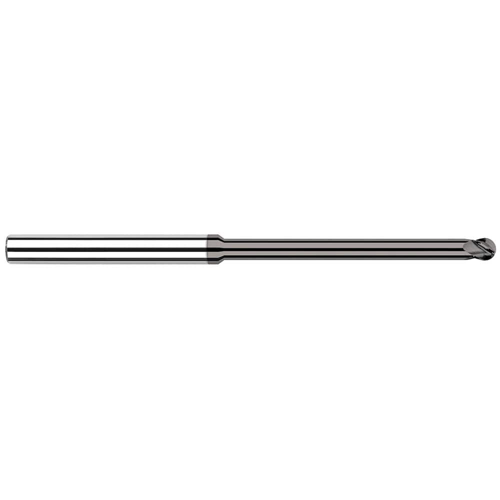 Harvey Tool - Ball End Mills; Mill Diameter (Inch): 1/8 ; Mill Diameter (Decimal Inch): 0.1250 ; Number of Flutes: 4 ; Length of Cut (Inch): 3/16 ; Length of Cut (Decimal Inch): 0.1870 ; Material: Solid Carbide - Exact Industrial Supply