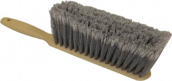 O-Cedar - 13" OAL, PVC Counter Brush - 2-1/2" Bristle Length, 8" Long x 2-1/2" Wide Head, Foam Handle, Gray - Makers Industrial Supply