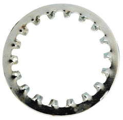 Value Collection - 5/8" Screw, 0.7" ID, Steel Internal Tooth Lock Washer - 0.968" OD, Zinc-Plated, Grade 1075 - Makers Industrial Supply