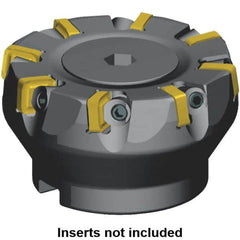 Kennametal - 3" Cut Diam, 1" Arbor Hole, 5.08mm Max Depth of Cut, 6° Indexable Chamfer & Angle Face Mill - 11 Inserts, SNXF 1204... Insert, 11 Flutes, Series KSSR - Makers Industrial Supply