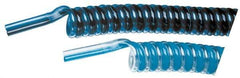 Advanced Technology Products - 6mm OD, Polyurethane Tube - Black & Clear Blue, 140 Max psi, 98 Shore A Hardness - Makers Industrial Supply