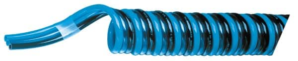 Advanced Technology Products - 5/32" ID x 1/4" OD, 15/32" Wall Thickness, Polyurethane Tube - Black, Clear Blue & Light Blue, 140 Max psi, 98 Shore A Hardness - Makers Industrial Supply