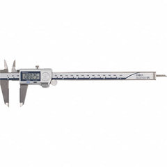 Mitutoyo - 0 to 8" Range 0.01mm Resolution, Electronic Caliper - Steel with 50mm Carbide-Tipped Jaws, 0.001" Accuracy - Makers Industrial Supply