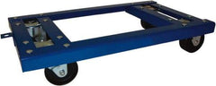 PRO-SOURCE - 2,000 Lb Capacity Steel Welded Angle Iron Open Dolly - 30" Long x 18" Wide, 4" Wheels - Makers Industrial Supply