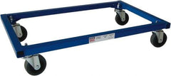 PRO-SOURCE - 400 Lb Capacity Steel Dual Purpose Dolly - 25" Long x 15" Wide x 3" High, 3" Wheels - Makers Industrial Supply