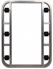 PRO-SOURCE - 4,000 Lb Capacity Aluminum Pallet Dolly - 48" Long x 36" Wide x 4-1/2" High, 3-1/4" Wheels - Makers Industrial Supply