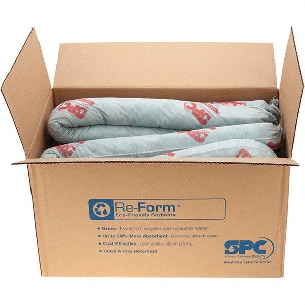 Brady SPC Sorbents - 12 Gal, 8' Long, 3" Diam, Polypropylene Sock - Universal, Brown - Makers Industrial Supply