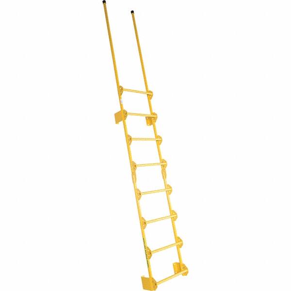 Vestil - 137-1/2" High 300 Lb Capacity 8 Step Fixed Ladder - Makers Industrial Supply