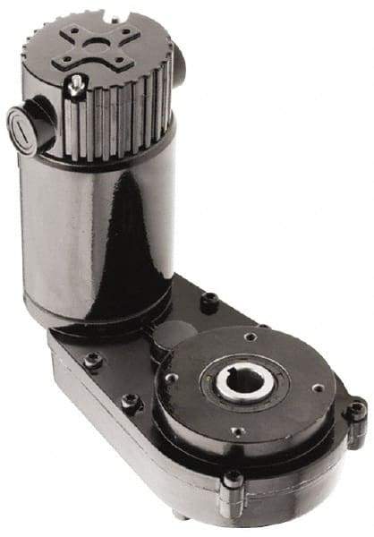 Bison Gear - 90 VDC, 33 RPM, 54.6:1 Gear Ratio, Parallel Offset Gearmotor - 26 Frame, 210 Torque, 1/8 hp, TENV Enclosure - Makers Industrial Supply