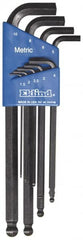 Eklind - 9 Piece L-Key Ball End Hex Key Set - Makers Industrial Supply